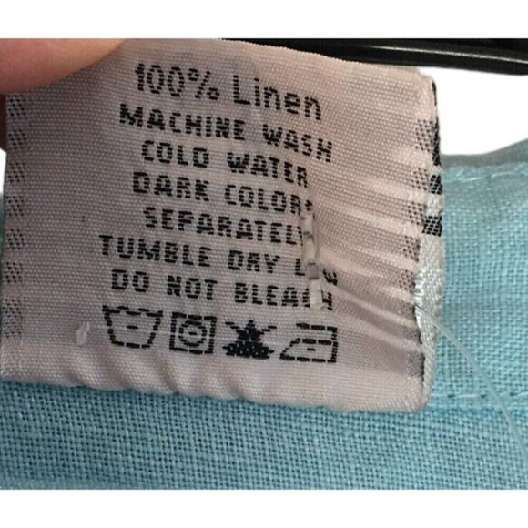 Click Color Me Cotton Top Women's Size Medium Light Blue Button Up 3/4 Sleeve - Picture 8 of 9